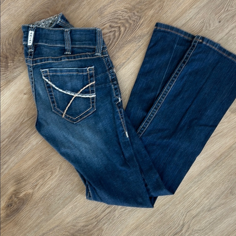 Ariat Blue Boot Cut Jeans with Classic Denim Style
